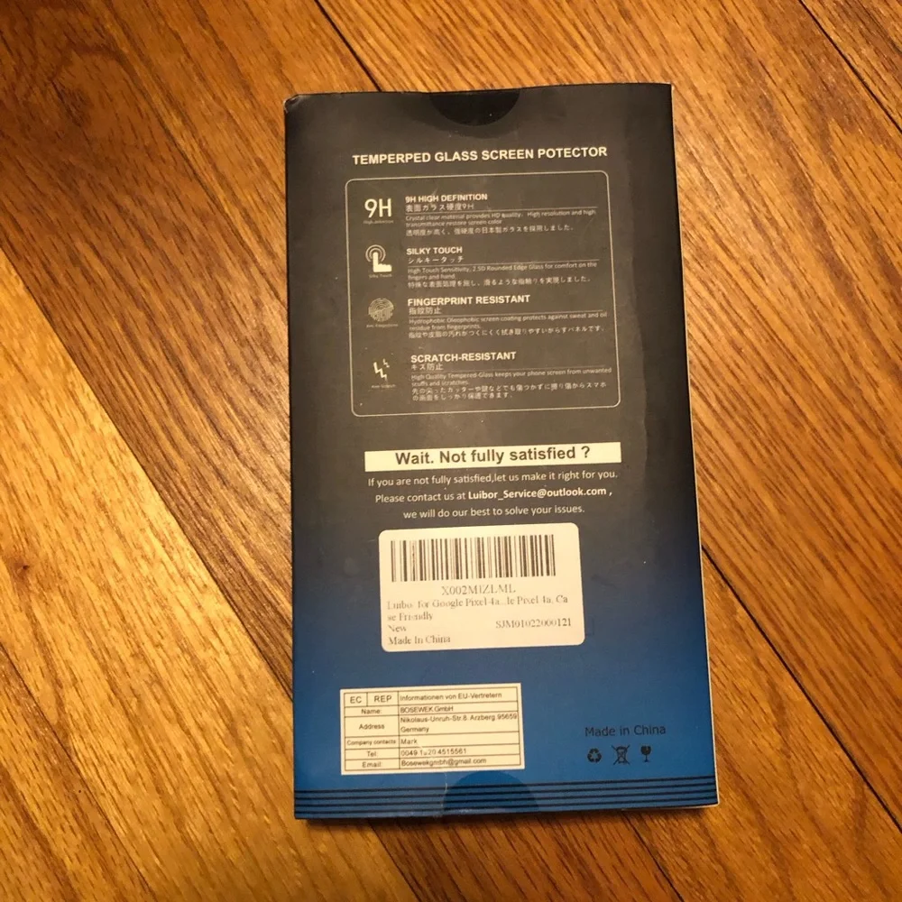 Tempered glass screen protectors for Google pixel 4a